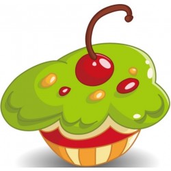 sticker gateau anniversaire