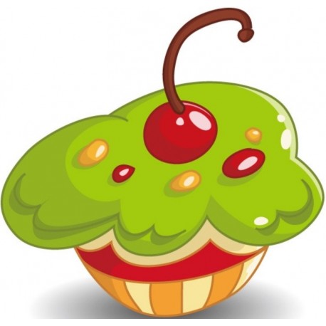 sticker gateau anniversaire