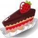 sticker gateau eclair