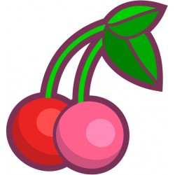 autocollant bouche rose