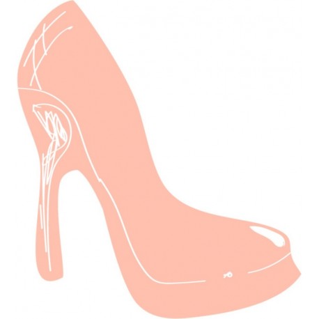 autocollant chaussure femme