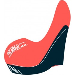 autocollants bouche rose deco fille