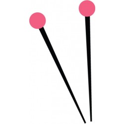 autocollants crayon rose