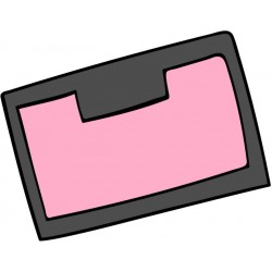 autocollants miroir de poche