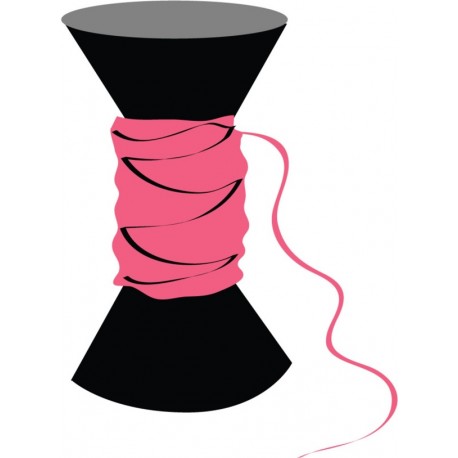 sticker mural enveloppe coeur rouge