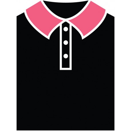 sticker mural robe noir mannequin