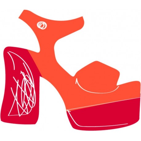sticker chaussure compensee