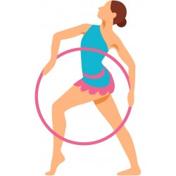 autocollant gymnastique chambre