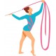 autocollant gymnastique deco