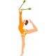 autocollant gymnastique decoration