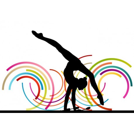 autocollants gym souplesse