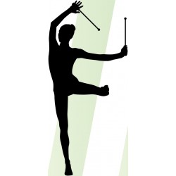 autocollants muraux gymnastique