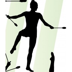 autocollants muraux gymnastique artistique