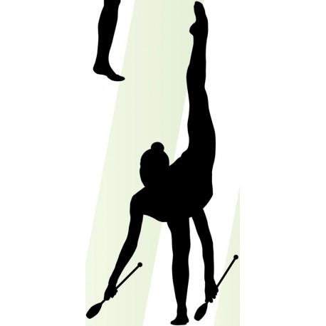 autocollants muraux gymnastique chambre