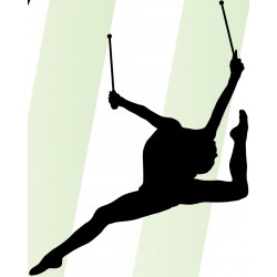 autocollants muraux gymnastique chambre fille