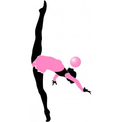 autocollants muraux gymnastique pas cher