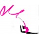 autocollants muraux gymnastique ruban