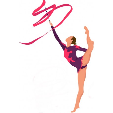 sticker gymnastique deco