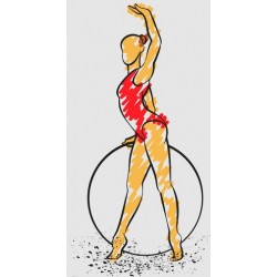 sticker gymnastique enfant