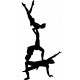 sticker gymnastique fille