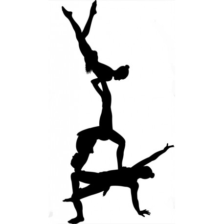 sticker gymnastique fille