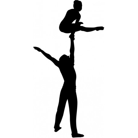 sticker mural gymnastique