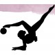 sticker mural gymnastique accrobatie