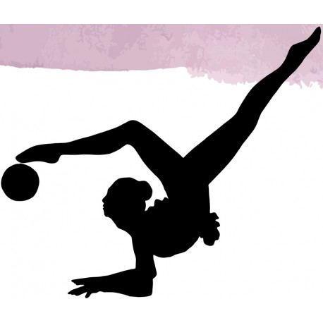 sticker mural gymnastique accrobatie