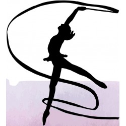 sticker mural gymnastique deco fille