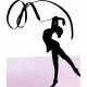 sticker mural gymnastique poutre