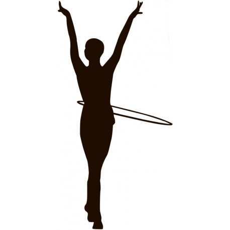 sticker mural gymnastique ruban