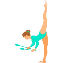 stickers gymnastique decoration