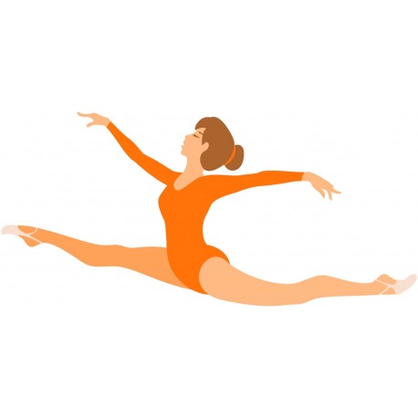 stickers gymnastique fille