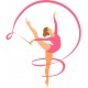 stickers gymnastique grand ecart