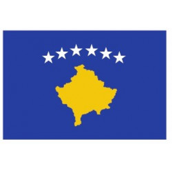 Sticker - Drapeau Kosovo REFG805