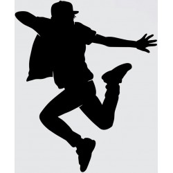 stickers hip hop danseuse