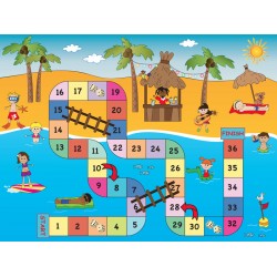 autocollant jeux table pirate