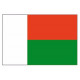 Sticker - Drapeau Madagascar REFG809