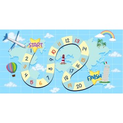 stickers jeux table ferme garcon