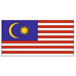 Sticker - Drapeau Malaisie REFG811