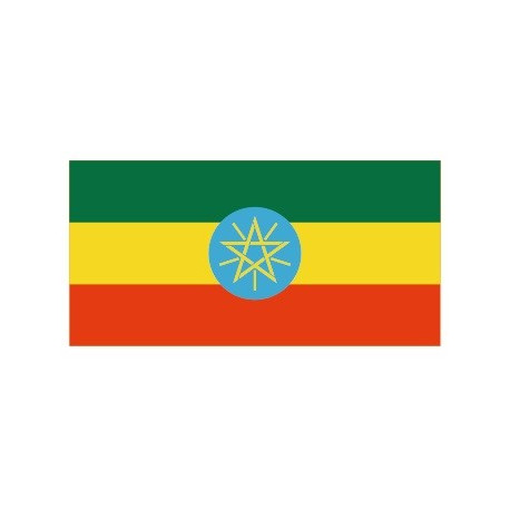 Sticker - Drapeau Ethiopie REFG814