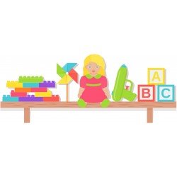 autocollant mural jeux circuit bebe