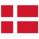 Sticker - Drapeau Danemark REFG883