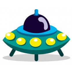 sticker robot bleu