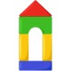 stickers muraux jouets en bois couleurs