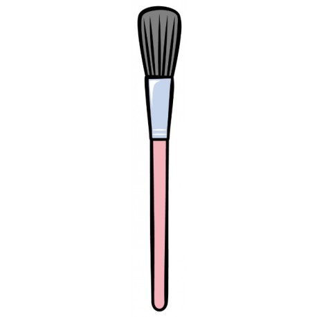 sticker mural crayon maquillage