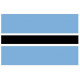 Sticker - Drapeau Botswana REFG836