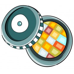 stickers maquillage couleurs