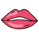 stickers tube violet