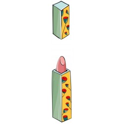 stickers muraux accessoire maquillage